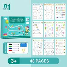 1 pieza Nuevo cuaderno de práctica de caligrafía en inglés 2025 - Regalo de cumpleaños, regalo de Navidad, regalo de Halloween, regalo perfecto, regalo