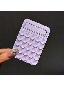 Soporte de teléfono móvil de silicona con ventosa doble cara, accesorio de teléfono móvil de manos libres, soporte para selfie y video, accesorio para teléfono y teléfono móvil Android, ventosa de silicona de fuerte adherencia adecuada para una variedad de escenarios utilizada para sostener el teléfono y evitar que se caiga, accesorios de selfie para teléfono móvil