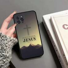 Christian Bible Verse Jesus Phone Case Compatible With 15 14 13 12 Mini 11 Pro XS Max X XR SE 6 7 8 Plus, Soft Silicone Case, Compatible With 17 Pro Max, 17 Pro, 17, 16, 16 Pro Max, 15 - z10 - View 2