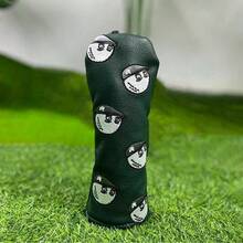 1pc Piece Of Green Fisherman Pattern Golf Club Cover, Fashionable Golf Club Cover Suitable For Male And Female Outdoor Enthusiasts. Made Of Waterproof And Durable Materials, Providing The Best Protection For Your Golf Club