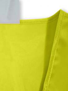 5PCS Men's High Visibility Vest With Reflective Stripes (Yellow & Orange) - Yellow - View 6
