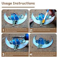 Liquid Flux Soldering 100ml - Stained Glass Flux For Soldering Work, Glass Repair And More - Stain Glass Tools And Supplies - Waterbased Liquid Zinc Flux For Stained Glass - Transparent - View 8