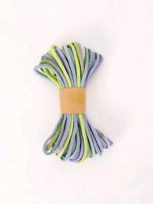 حبل ماكرامي 3 مم * 10 م، حبل ملون متنوع الألوان، حبل قطني، خيط ماكرامي لتعليق الحوائط، حاملات النباتات، الحرف اليدوية، مشاريع الديكور DIY