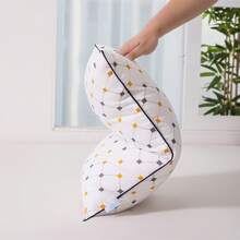 Almohada de algodón de alta calidad, súper suave, con calidad de centro comercial. Ideal para hoteles y uso doméstico, protege la columna cervical y le permite dormir plácidamente. - Blanco - Ver 6