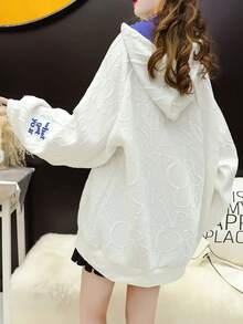 Women Sweatshirts - White - View 2