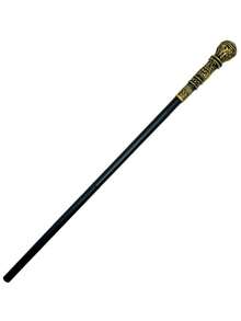 1pc Halloween Cosplay Scepter Cane Prop, Egyptian Pharaoh Snake Head Scepter, King Scepter, Wizard Magic Wand