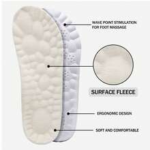 Comfortable Home Slippers, Suitable For Men And Women Indoor Wear, Travel Slippers, Comfortable Non-Slip Sock Slippers, Soft Material, Suitable For Home, Bedroom, Yoga And Travel Use - Họa tiết da báo - Xem 6