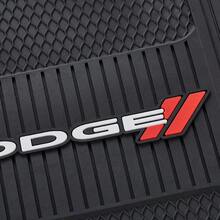 Plasticolor 001218R01 Elite 'Dodge' Utility Mat Black Pack Of 2