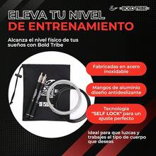 Cuerda Para Saltar Crossfit Profesional Speed Rope Ajustable No Enreda Cuerda Para Brincar Ejercicio Boxeo Fitness Salto Soga Deportiva Mangos Aluminio Doble Balero Box Jump Under - Verde Oscuro - Ver 8