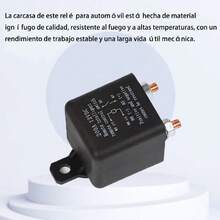 Interruptor de aislamiento de batería, relé automotriz, 12 V CC, 200 A, interruptor de aislamiento de batería de coche con control remoto dual, interruptor de desconexión de energía inalámbrico para coches - Negro - Ver 5