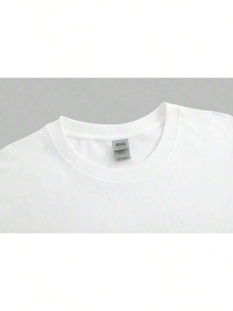 Men's T-Shirts - YOUNGLA Modern Print T-Shirt. Summer, Short-Sleeved T-Shirt, Pure Cotton, Best Birthday Gift For Men - Mexican T-Shirt - 100% Cotton Comfortable And Casual Men's T-Shirt - Casual Summer Short-Sleeved T-Shirt For Men, Retro Style, Crew Neck, Cotton Fabric, Suitable For Sports And Fitness - 白色 - 查看 4