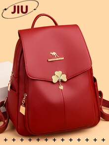 Ba lô da PU chống trộm, ví nữ, túi thời trang đa năng hàng ngày, túi du lịch nhẹ với nhiều ngăn, ba lô tối giản dung tích lớn, ba lô tiện dụng, phù hợp cho học sinh, y tá, giáo viên, chuyên gia kinh doanh, du lịch, đi làm, mua sắm, văn phòng, hẹn hò, leo núi, đào tạo, công việc, quà sinh nhật, quà ngày lễ, ba lô - Nhiều màu - Xem 13