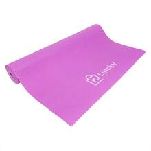 Tapete de Yoga Lincky,  Colchoneta de ejercicio ideal para hogar, parque y gym, Esterilla portátil tamaño de  184x61 espesor de 3m - Rosa - Ver 1
