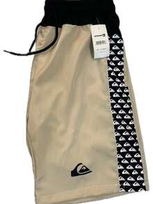 Quiksilver Men's Bermuda Shorts With Side Pockets And Elastane - 米色 - 查看 2