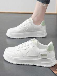 Women Casual Shoes - 白綠色 - 查看 2