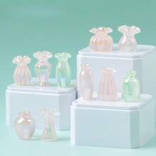 Miniature Landscape Vase Flower Furniture Series, Dollhouse Living Room Scene DIY Decor Accessories, Desktop Ornaments, Creative Realistic Gardening Decor, Office Miniature Resin Figurines, Dollhouse DIY Decor Blind Bag Accessories, Desktop Ornaments, Dollhouse Figurines, Car Decor, Photography Props, Holiday Gifts, Christmas Gifts, Halloween Gifts - Multicolor - View 12