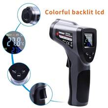 - Termmetro infrarrojo, Termmetro Pistola de Temperatura Lser Digital Sin Contacto 50C550C 58F1022F Para uso Industrial, Cocina Deteccin de Moldes, Ambiente, Temperatura Superficia - Negro + L - Ver 3