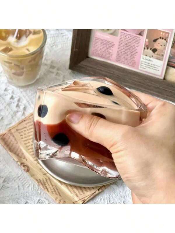 1pc Fidget Toys Puff Milk Tea TAB Sensory Toys Autism Soft Candy Stress-Relief Silicone Jelly Toy Is A Must-Have For The Holiday Season. With A Dessert Design, A Soft And Gooey Jelly Texture, It's Sticky And Fun, Making It A Great Christmas Decoration Gift.