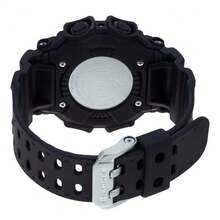 Men's SD Digital Watch Military Sport Silicone Stopwatch Alarm Time Date Waterproof - màu đen - Xem 5
