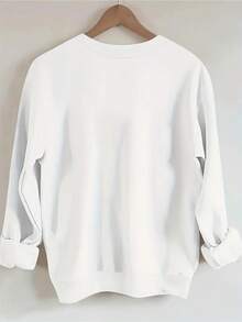 1Pc Women'S -Blended Nurse Nicole Graphic Sweatshirt - Leopard Print & Floral Stethoscope Design, Long Sleeve Round Neck Pullover For Nursing Professionals, Spring/Fall Casual Workwear, Comfortable & Stylish Apparel For Hospital Staff, Scrubs Alternative, Healthcare Clothing, Durable Material, Soft Fabric, Printed Sweater, Workwear Top, Healthcare Workers, Professional Women, Nurse Scrub Top, Crew Neck Sweatshirt For Women, Fall Sweatshirt For Women, Winter Clothe For Women, Fall Clothe Women's Minimalist Regular Fit Long Sleeve Sweatshirt - Casual Daily Outfits Top - 淺灰色 - 查看 10