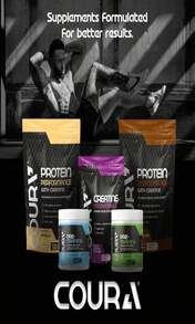 COURA Proteín Performance 990g - High-Performance Protein Powder - With Creatine - Ideal For Athletes - Gluten-Free - Flavor Name B - View 7