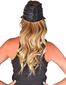 Women Beret Hats - Glossy Black - View 4