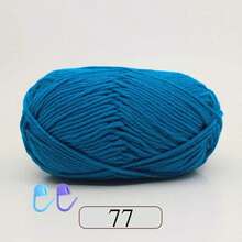 1 Pack 50g Soft Knitting Yarn Set, 5-Ply Commonly Used Crochet Yarn, Suitable For Crocheting Sweaters, Hats, Crafts, Decorations, Approx. 50g/Pc (Random Color Accessories)