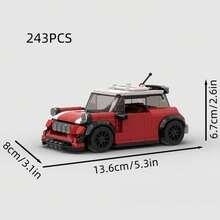 MIKEMENG Bộ đồ chơi lắp ráp xe đua khối mini, đồ chơi mô hình giáo dục STEM cho trẻ em, quà tặng sáng tạo cho bé trai, đồ trang trí sưu tầm - người mẫu - Xem 3