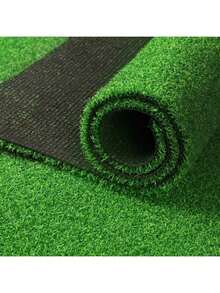 Artificial Grass Carpet, Fake Lawn Turf, Green Plastic Decorative Synthetic Grass Mat For Outdoor, Garden, Football Field