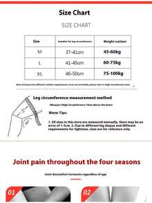 1 件超长全羊毛护膝，保暖厚羊毛护膝，适合老年人，男女通用，秋冬
