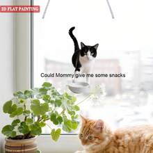 20x20cm Custom Pet Portrait Square Acrylic Plaque - Personalized Cat/Dog Photo Gift With Vivid UV Print, Scratch-Resistant, Shatterproof & Rounded Edges, Damage-Free Hanging