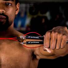 Cuerda para Saltar de alta Velocidad |   CALIDAD PREMIUM |   Cuerda Ligera y Ajustable |   Mangos de aluminio |   Perfecto para Cross Fit, Fitness, MMA y Box |   Incluye Bolsa para transportar y Ebook instructivo - 1 - Ver 2