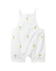 Janie And Jack Pineapple Overall - White - View 3