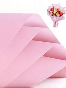 20pcs Floral Wrapping Paper - Waterproof Bouquet Packaging Paper For Valentine's Day, Suitable For DIY Crafts, Floral Supplies Packaging, Applicable For Wedding, Birthday Gifts, Gift Wrapping, Bouquet Packaging, DIY Flower Arranging, Mother's Day, Birthday, Wedding, Graduation Ceremony And Anniversary. - Pink - View 8
