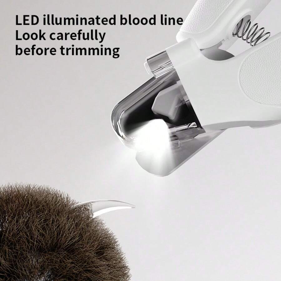 2-In-1 Rechargeable Pet Nail Clipper & Grinder, With Smart LED Display, Blood Vessel Indicator Light And Safety Lock, Low Noise Cat & Dog Nail Trimming Tool, Pet Grooming Supplies