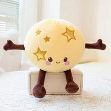 可爱行星毛绒娃娃吊坠（地球、太阳、月亮、火星）柔软球形抱枕，儿童毛绒娃娃抱枕，家居沙发装饰，汽车背包挂饰，适合生日派对、毕业典礼、复活节礼物 - 彩色 - 查看 14