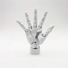 New Ultra-Soft Articulated Right Hand Model, 1/2 Knuckle Movable, Painting Mannequin, Posable Doll, Birthday/Christmas/Halloween Gift, Perfect Present - Multicolor - View 9