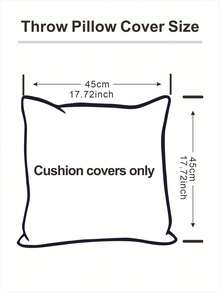 1pc Christmas Decorative Pillow Cover With Embroidered Snowman, Deer, & Snowflakes Designs, For Bedroom Or Living Room - Red - View 2