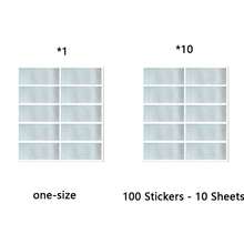 [10/100张银色刮刮卡] 100张/包银色刮刮贴纸 | DIY刮刮卡，适用于派对、活动、礼物 - 灰色 - 查看 6