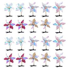 50PC MIXED Bean Sprout Hair Clips Pack Little Leaf Leaves Rave Plur Festival EDM Concert Flower Grass Cute Small Straight Hairpins Funny Costume Barrette Headwear Hair Accessories Party Headwear Pinvalentine's Day RLZX - 風車 - 查看 7