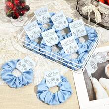 Burgundy Bachelorette Party Favors Set Of 8 Themed Bridesmaid Proposal Gifts Satin Scrunchies Hair Ties Bridal Shower Wedding Favors Women