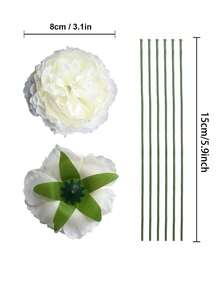 6/12/30pcs Artificial Peony Flower Wedding Party Decoration, Cake Decoration, Home Living Room Table Centerpiece, Fake Plants, Autumn Decoration, Room, Desk, Garden Decoration, Christmas Decoration, Room Decoration Supplies, Valentine's Day Gifts, Birthday Gifts, Graduation Gifts