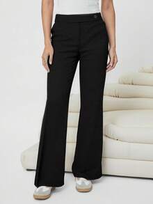 TAD Women Pants - Black - View 3