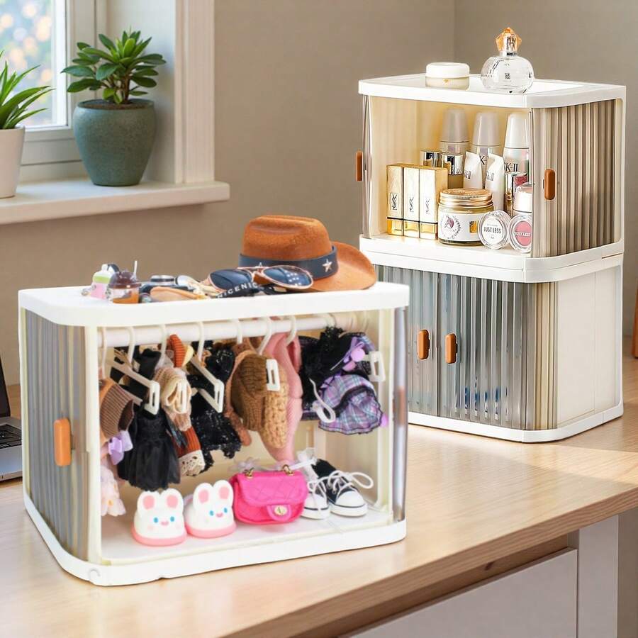 Foldable Doll Wardrobe Storage Box, Suitable For Doll Clothes ...