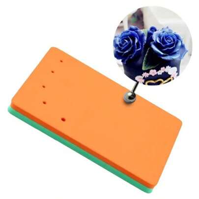 FOODWARE ROAD Almohadilla de Espuma Para Flores De Pastillaje. Tapete especialmente diseñado de espuma para hacer hermosos pétalos y follaje. Crea maravillosas flores de azúcar fácilmente 24x19.5cm