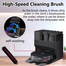Replacement Parts For S8 MaxV Ultra/G20S Robot Vacuum Cleaner, Accessories Include Detachable Brush Head/Main Brush/Roller Brush, Side Brush, HEPA Filter, Mop Pad, And Dust Bag. - Roborock - View 5
