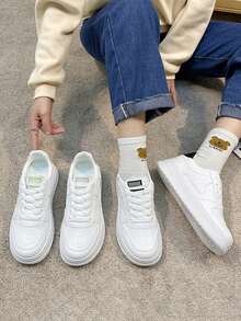 Women Casual Shoes - 黑與白 - 查看 10