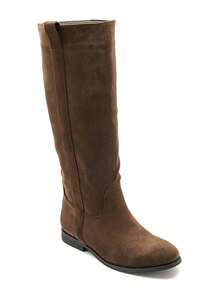 Women's Premium Customized Suede Boots - Elegant & Comfortable, Available In Multiple Colors - Camel - View 2