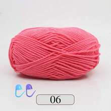 1 Pack 50g Soft Knitting Yarn Set, 5-Ply Commonly Used Crochet Yarn, Suitable For Crocheting Sweaters, Hats, Crafts, Decorations, Approx. 50g/Pc (Random Color Accessories)