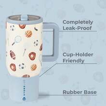 hydrojug NEW Hydro Jug Traveler 32OZ/40OZ Tumbler Straw Lid Stainless Steel Vacuum Insulated Car Mug Double Wall Thermal Iced Travel - 運動的 - 查看 3